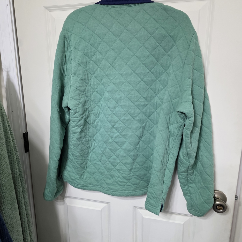 Crown & Ivy Green Quilted Pullover - Picture 3 of 3